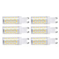 Miniatyrbillede 2 af 8: 6 stk. 90LED G9 pære 9W 220V dæmpbar blød varm hvid LED pære til lysekrone loft vægbelysning