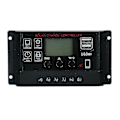 Pikkukuva 3 / 3: LCD 20A aurinkolataussäädin PWM kaksois-USB lataussäädin paneeli 12/24V