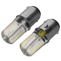 Miniatyrbild 6 av 8: BA15D LED-lampa 64 LED-lampor 4W 360Lm Hög ljusstyrka Plug and Play BA15D-lampa AC DC 12V för Driveway Deck Patio RVs Vitt ljus