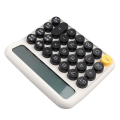 Miniatyrbillede 8 af 8: 12-cifret lommeregner Stort LCD-display Stor knap Standard mekanisk switch-regnemaskine til kontorskolehjem Porcelæn Hvid