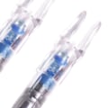 Miniatyrbillede 8 af 8: 3 stk. oplyste pilnokker PC LED oplyste bueskydning jagt skydetræning nokker til pil aksel med 6,2 mm 6,25 mm indre diameter blå