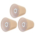 Miniatyrbillede 8 af 8: 3 stk. Stofskærm til lampe - Innovativ E14-interventionstype - Moderne stofskærm - Støvbeskyttelse til soveværelse - Seng - Khaki