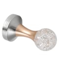 Miniatyrbild 8 av 8: Kristallkula Kaffe Flat Tamper Rostfritt Stål Bas Pulver Hammare för Kaffe Tillbehör Guld 58mm
