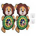 Miniatyrbild 3 av 8: 2 Set Darttavla Spel Säker Klassisk Darttavla Set Inomhus Party Dart Spel Present för Pojkar Flickor Djurstil