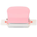 Miniatyrbillede 5 af 8: 99H9 hulmaskine 26 hul 30 hul 20 hul papir A4 B5 A5 løsblade manuel hulmaskine Pink