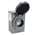Miniatyrbillede 1 af 8: 50A Generator Power Inlet Box 12500W 125/250V Vejrbestandig NEMA 3R Generator Stik til Udendørs Brug