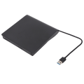 Miniatyrbillede 1 af 8: Eksternt DVD-drev Sort USB 3.0 Interface Stabil Pålidelig Lavstøj Vandret selvbærende betjening CD-brænder