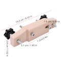 Miniatyrbillede 7 af 8: Ahorn Guitar Bridge Klemme Folk Klassisk Guitar Bridge Udskiftning Luthier Værktøjer