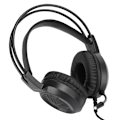 Miniatyrbillede 6 af 8: V2000 3,5 mm stereoheadset med støjreducerende mikrofon til pc, tablet og mobiltelefon på kontoret