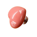 Miniatyrbilde 3 av 8: Hjerteformet toalettknapp i plast, solid universal toalettknapp, trykknapp for toalett, erstatning for bad, rosa