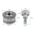 Miniatyrbild 2 av 5: Dubbelväxlad filamentmatningsväxel för K1/K1C/Ender3 V3 Extruder Växel