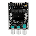 Miniatyrbillede 7 af 8: Effektforstærkermodul Dual Channel Subwoofer 100Wx2 DC12‑24V BT 5.0 Sound Amplifier Board ZK‑1002T