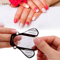 Miniatyrbillede 5 af 6: Nail Art Tips Extension Form Guide - 100 stk UV Gel Sticker Manicure Tools
