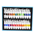 Miniatyrbillede 8 af 8: Akvarelmalingssæt 5ML Transparent Pigment Hurtigtørrende Genanvendelig Nem Blanding Høj Mætning Kunst Akvarel Sæt 24 Farver