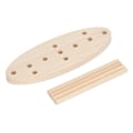 Miniatyrbilde 6 av 8: Buemaker i tre, eikemateriale, gjør-det-selv, lett, bærbar, justerbar design, kransbuemaker
