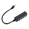Miniatyrbillede 3 af 8: RJ45 Ethernet-splitterkabel One Point Four Ethernet-kabelsplitter ABS PCB RJ45 Splitteradapter til bærbar computer