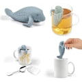 Miniatyrbilde 3 av 5: Økologiske Vaskbare Silikonfiltre Manatee Form Infuser Matkvalitet