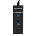 Miniatyrbild 4 av 8: 4-portars USB3.0 HUB Laddningsdockningsstation 5 Gbps Charging Hub Adapter för telefon/surfplatta/PC/Windows
