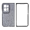 Miniatyrbillede 1 af 8: Beskyttende telefonetui Krystal etui Anti-drop stødsikkert mobiltelefoncover til Oppo Find N2 Black Glitter