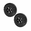 Miniatyrbillede 7 af 8: 2 stk. RC-hjul i metal til fjernstyrede biler, reservedele til Axial SCX24 90081, sort