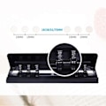 Miniatyrbillede 5 af 5: 6 Huls Hæftemaskine Justerbar Metal Universal Organizer 6 Arks Kapacitet 1/2\" Diameter Hul