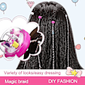 Pikkukuva 5 / 5: Magic Hair Styling Kit sähköiseen hiusten punomiseen - Lasten punontavälineet ja tarvikkeet