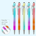 Miniatyrbillede 2 af 5: 50 stk. Gradient Metal Kuglepenne Touchscreen Kuglepen C