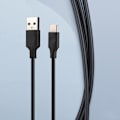 Pikkukuva 5 / 8: Type-C 3A 1m + Type-C 0.25m latauskaapelit puhdasta kuparia PVC-johto latauslinja