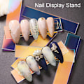 Miniatyrbild 7 av 8: 50 st akryl nageldisplayställ färgglada nagellacksdisplayställ nagellacksdisplayhållare
