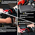 Miniatyrbillede 4 af 5: 12V 30000MAh Mini Bærbar Multifunktionel Bil Jump Power Booster Batterioplader Nødstartoplader