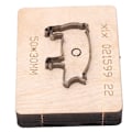 Miniatyrbillede 7 af 8: Læder skæredør Gris form Støbeform Punch Cutter Craft værktøj til papir Gummi Plast