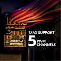 Miniatyrbilde 2 av 5: For ER3Ci 3CH RX Mottaker 2.4GHz ELRS PWM Mottaker