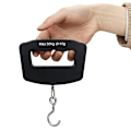 Miniatyrbilde 3 av 4: Bærbar Reisevekt Digital LCD 110Lb 50Kg Blå Bakgrunnsbelysning for Koffert Fiske