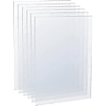 Miniatyrbillede 1 af 5: 6 stk. klare akrylplader, plastik perspex-plader, transparente plexiglaspaneler til udskiftning af billedrammeglas, displayprojekter