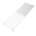 Miniatyrbilde 6 av 8: Utvidbar skaphylle for skap, spikerfri skillevegg for skap, oppbevaringshylle for garderobe, 50-80 cm / 19,7-31,5 tommer lang