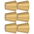 Miniatyrbillede 3 af 8: 6 STK E14 Lampeskærm Stof Lampeskærm Bordlampe Loftlampeskærm til soveværelse StueGold PX153