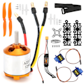 Miniatyrbillede 6 af 8: 2217 KV1250 Motor 8060 Propeller Styremotor 40A XT60 ESC til RC Helikopter