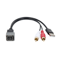 Miniatyrbillede 3 af 5: Bilradio USB-port Fastholdelseskabel USB-indgangsadapter Udskiftning til Nissan Cube Juke Versa