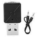 Miniatyrbillede 1 af 8: USB5.0 Bluetooth-modtager-sender trådløs lydadapter til bilsystem, computer, tv-adapter