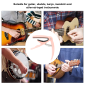 Miniatyrbillede 4 af 5: Guitar Capo - Lys Pink ABS Shell Clamping Stringed Instrument Accessories