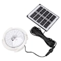 Miniatyrbilde 3 av 8: Solcelle taklampe 2 kontrollmoduser 50 lampeperler justerbar solcelle taklampe for innendørs 45W