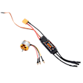Miniatyrbillede 3 af 8: 2212 KV1400 Motor 40A Børsteløs ESC XT60 Motor ESC Sæt RC Tilbehør til Drone Helikopter FPV