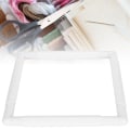 Miniatyrbild 6 av 8: Fyrkantig broderiram DIY Båge korsstygn hantverksverktyg Handhåll rektangel sömnadstillbehör11 x 11in