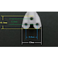 Miniatyrbild 5 av 5: LED-röranslutningskabel 30CM Han till Hona Dubbeländad Förlängningssladd för Integrerat LED-rör, 5-pack