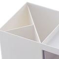 Miniatyrbillede 7 af 8: Skrivebordsopbevaringsboks Minimalisme Stil Multifunktionel Lille Skrivebordsarrangør med Skuffe til Soveværelse Stue Kontor