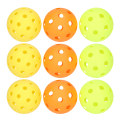 Pikkukuva 1 / 8: 40/26 reikää pickleball pallot sisä- ja ulkokäyttöön PE pickle pallot kirkkailla väreillä
