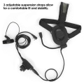Miniatyrbild 7 av 8: U94 HD01 PTT Headset Military Earphone Mic Fit för Baofeng UV-5R BF F8HP BF V6 Two Way Radio