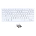 Miniatyrbilde 1 av 8: Bluetooth-tastatur Nettbrett-PC Ultra Slim Bærbar 78 Taster Hvit Trådløst Bluetooth-tastatur for IOS for Android