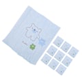 Miniatyrbillede 3 af 8: Toddler Abdominal Circumference Baby Double‑Layer Thickened Cotton High Elastic BeltBlue