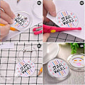 Miniatyrbillede 4 af 5: 36 STK. Make Her Customizable Badge 44mm Pin til DIY Håndlavede Idéer (36 stk.)